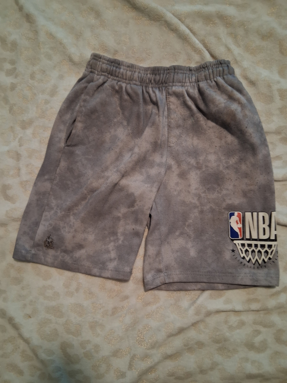 NBA Gray Tie-Dye Shorts